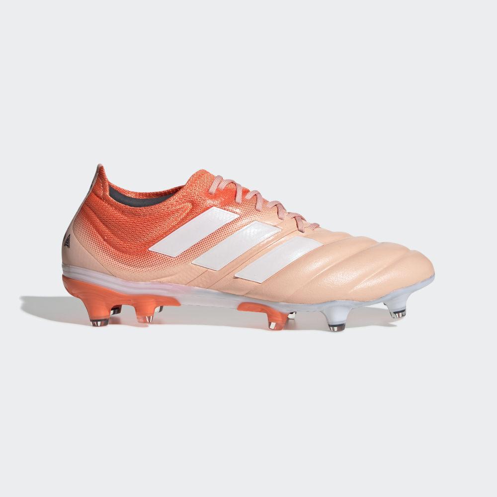 Adidas Men's Copa 19.1 Firm Ground Football Boots Pink/White/Coral Ireland G25817